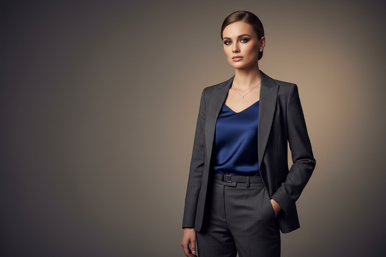 Woman in formal attire